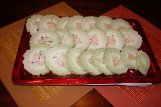 Slices of giant armenian cucumber, July 6, 2009