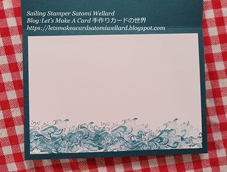 Stampin'Up! On The Ocean Birthday Card  by Sailing Stamper Satomi Wellard