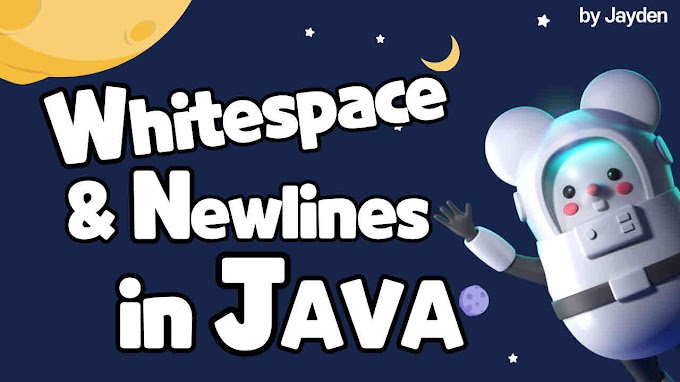 Whitespace and newlines in Java & Example