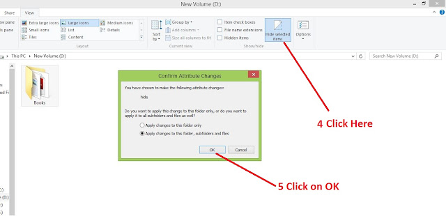 hiding files and folders
