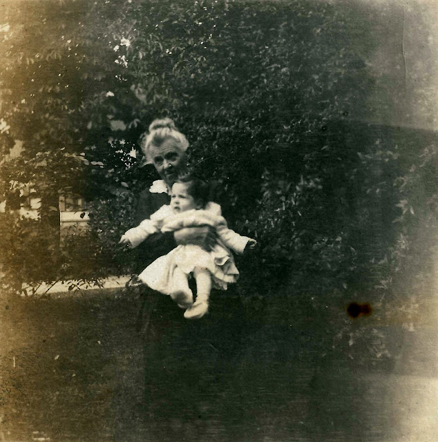 Grandma Wright and Catherine, 1921