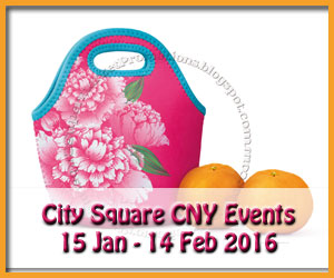 City Square Mall CNY Events & Promotions 15 January - 14 February 2016