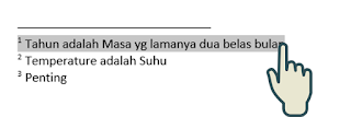 Mengganti Format Nomor Footnotes 1