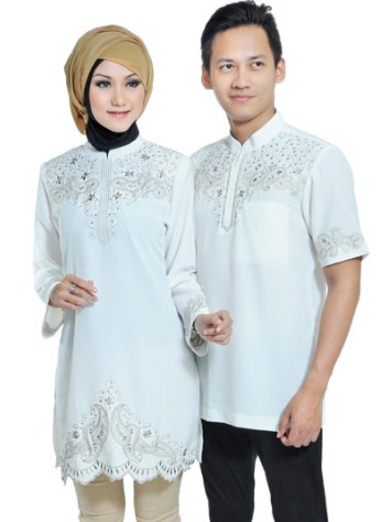 30 Contoh Model Baju  Muslim Couple  Terbaru 2021