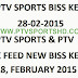 PTV Sports Biss Key 28 Feb 2015 PTV K Feed Latest Biss Key 28 February 2015