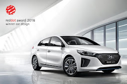 Hyundai IONIQ Wins A 2016 Red Dot Design Award for Outstanding Vehicle Design