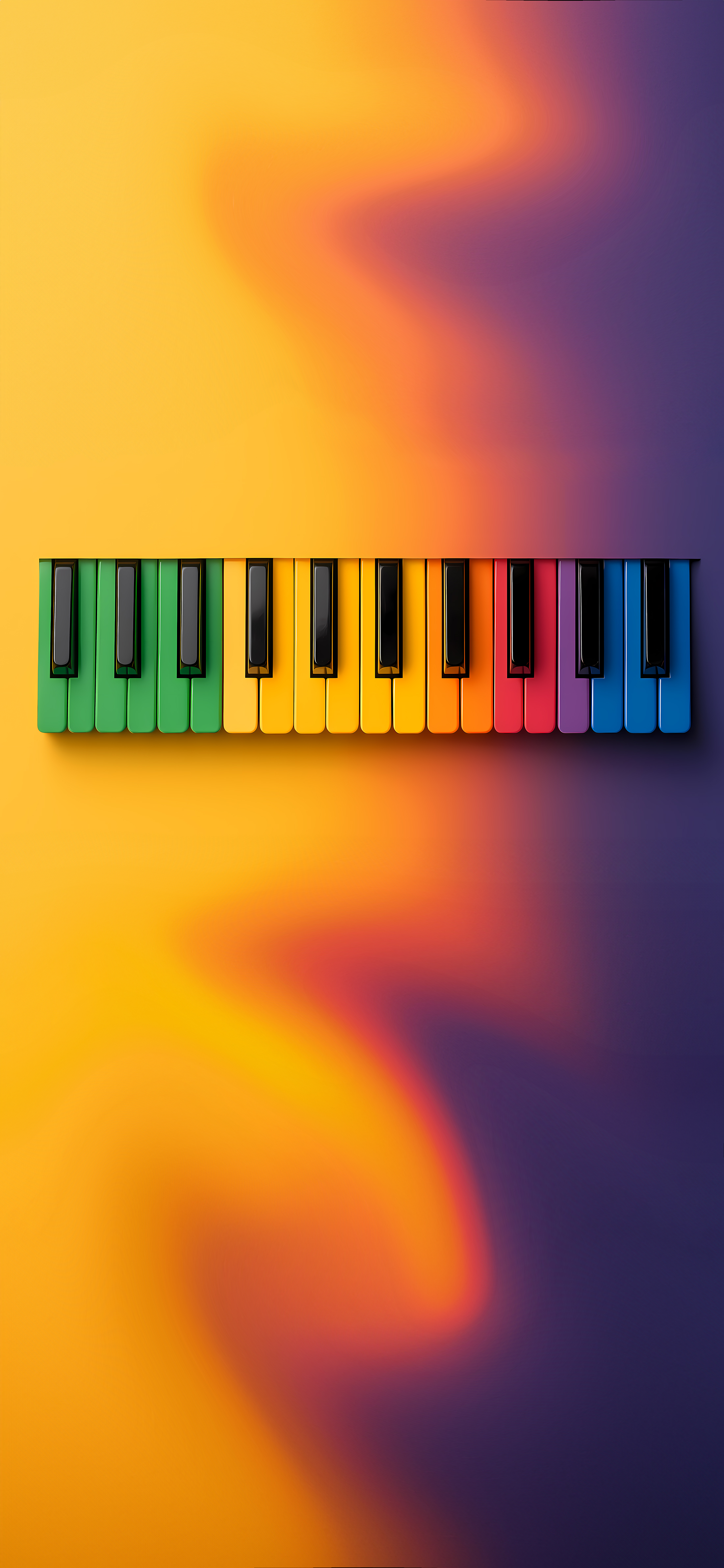 Abstract wallpaper with colorful swirls in vibrant hues for mobile devices