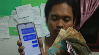 Jual Togel, Si Gondrong ditangkap Tim Opsnal Reskrim Polsek Dolok Masihul