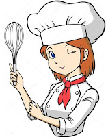 ilustração de mulher cozinhando