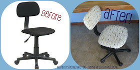 desk chair before and after