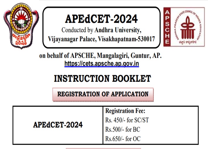 AP EdCET 2024 Notification, Application