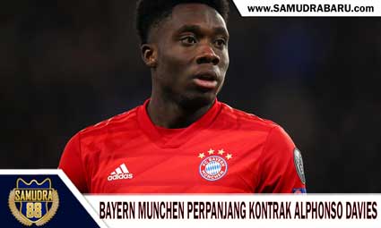 BAYERN MUNCHEN PERPANJANG KONTRAK ALPHONSO DAVIES