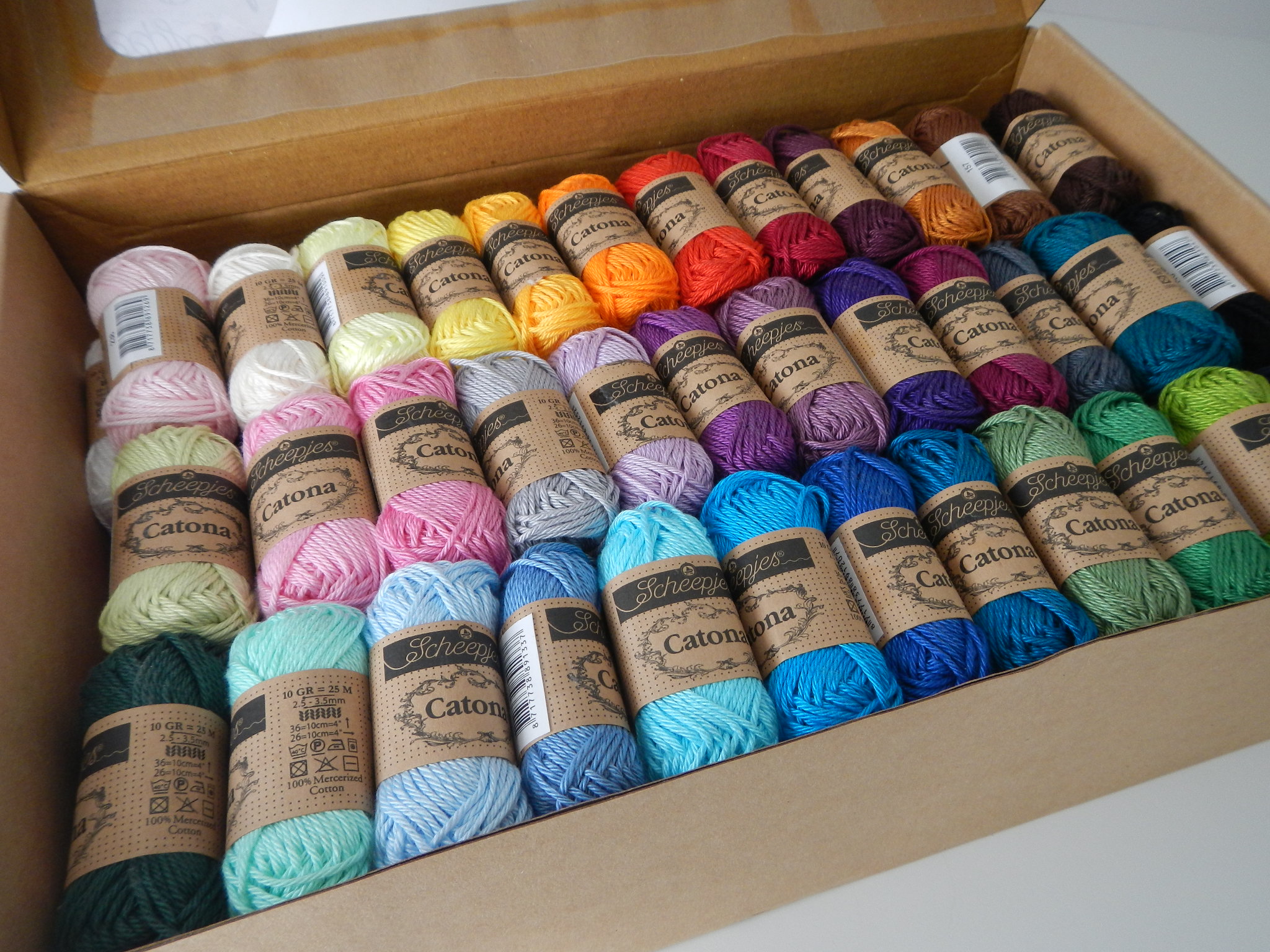 Scheepjes Catona Yarn Colour Pack