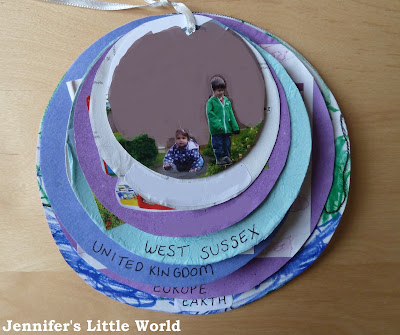 How to make a me on the map book craft with children