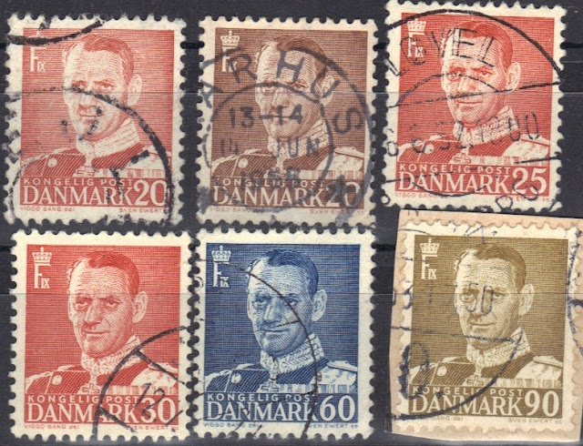 Denmark - 1948/51 - King Frederik IX