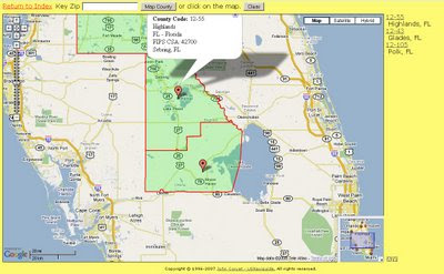 County Finder at Maps Huge.com