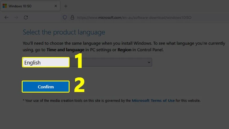 Cách tải Windows 10 file ISO
