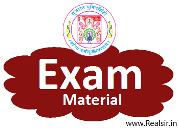 Exam Material - Gujarat University