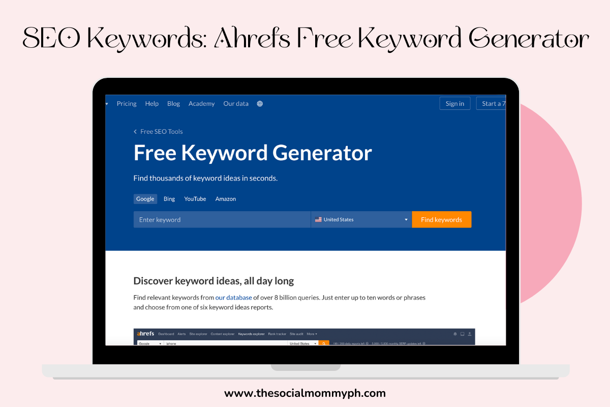 Ahrefs Free Keyword Generator Review for Marketers