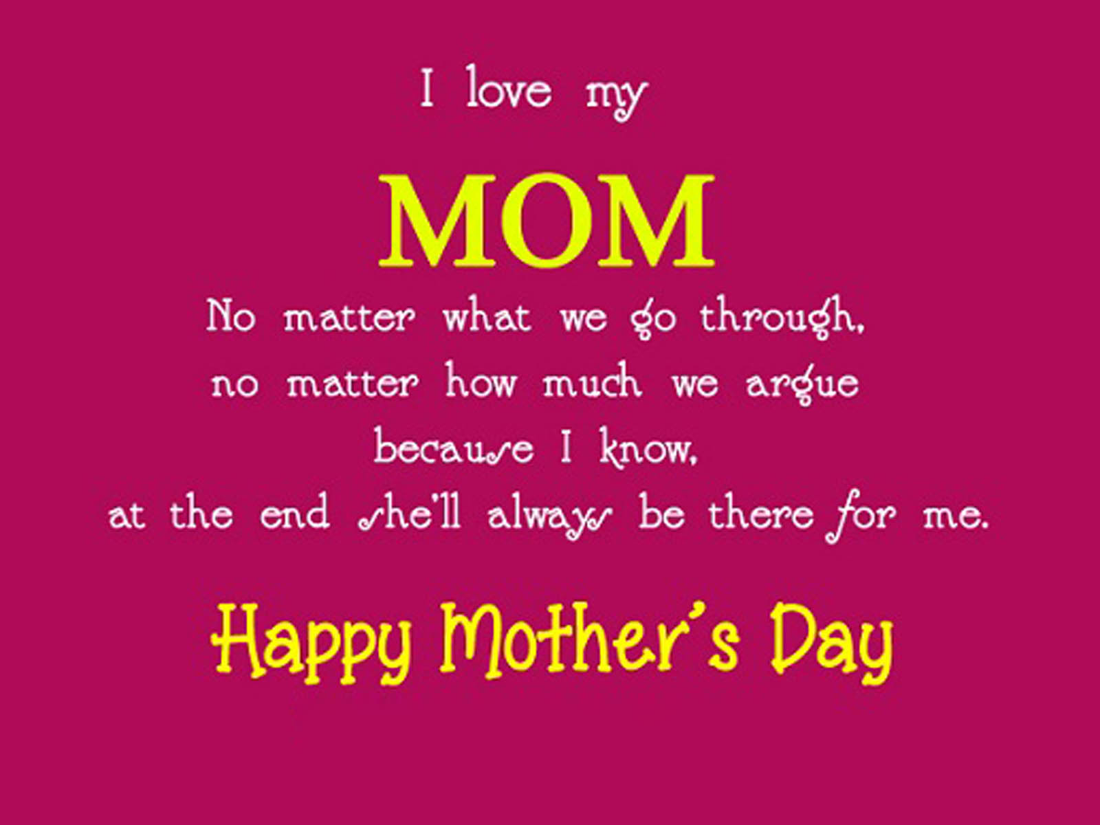 HD Wallpapers: Happy Mother's Day Quotes