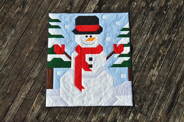 frosty friend snowman quilt