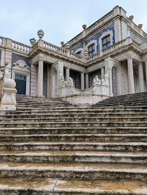 Robillion Staircase or Lion's Staircase at Queluz Palace