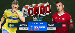 swedia vs swiss piala dunia 3 juli 2018