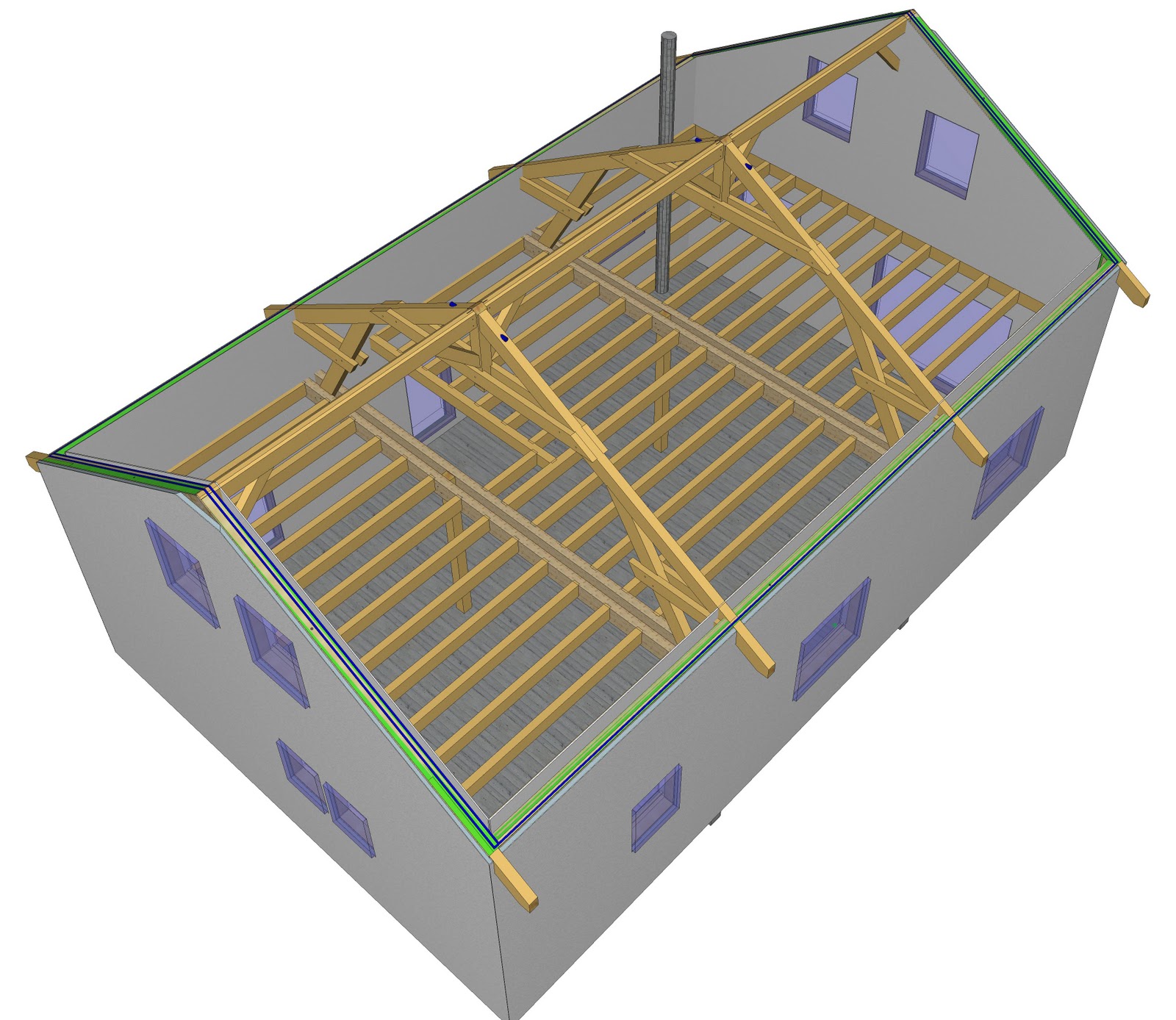 Maison bois Plan construction maison