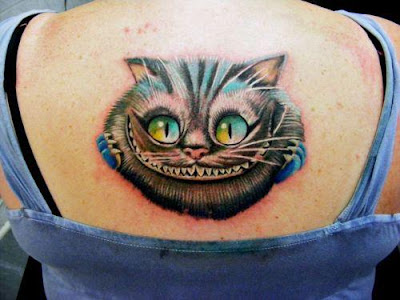 Tatuagem do Gato de Cheshire - ( Alice no País das Maravilhas )