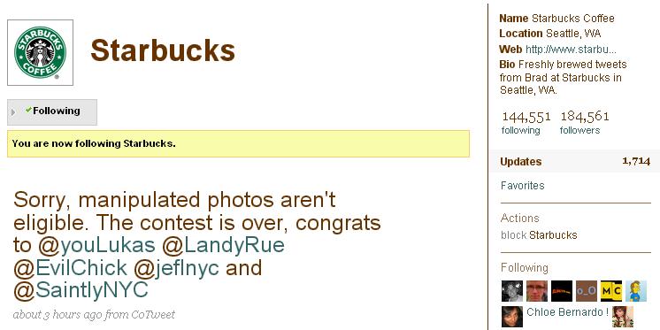 Starbucks@twitter