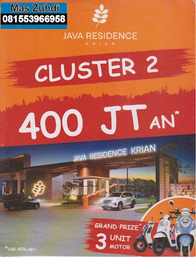 Hanya dengan 7,5 jt sudah bisa menempati rumah yang bagus dan nyaman di Krian Sidoarjo