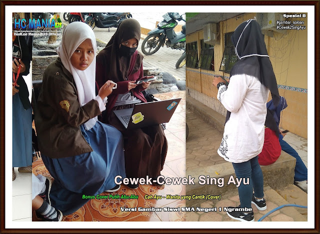 Gambar Soloan Terbaik di Indonesia - Gambar Siswa-Siswi SMA Negeri 1 Ngrambe Versi Cah Ayu Khas Spesial B - 11