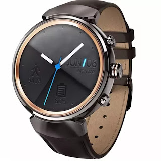 ASUS ZENWATCH 3(WI530Q) Grey Case Dark Brown