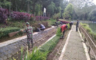 Keindahan dan Kelestarian di Kawasan Situ Cisanti Berkat Kerja Keras Satgas Citarum Sektor 1