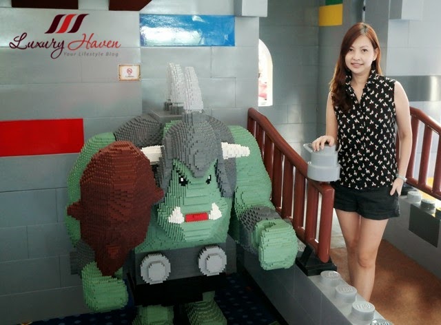 iskandar legoland hotel malaysia resort lobby lego creation