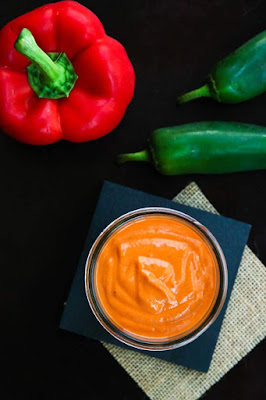 red pepper coulis