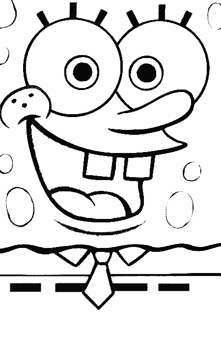 spongebob christmas coloring pages