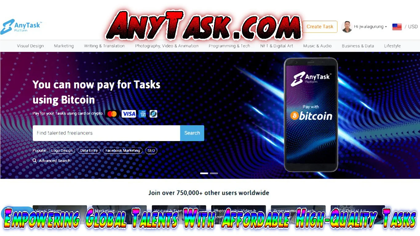 AnyTask.com: Empowering Global Talents With Affordable High-Quality Tasks