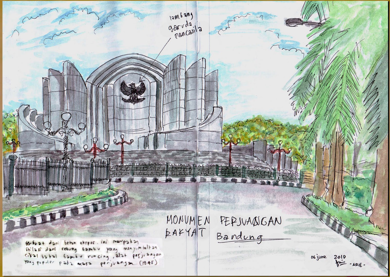 Indonesia s Sketchers Monumen perjuangan bandung