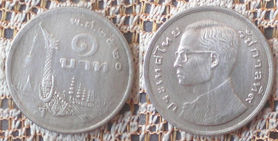 thailand 1 baht 1977