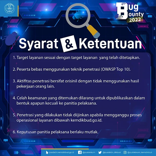 Info Terkini Pendaftaran Bug Bounty 2022 sudah dibuka!