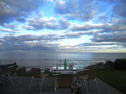 Looking out onto the beach at Bettystown, Co Meath, from the terrace in . (dscn )