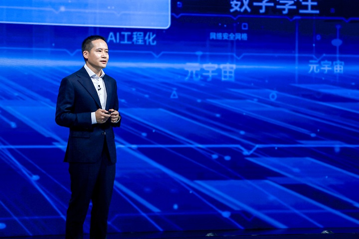 Jeff Zhang, President of Alibaba Cloud Intelligence speaks at Apsara Conference 2022