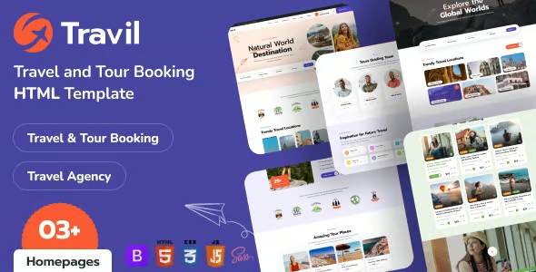 Best Travel & Tour Booking HTML Template