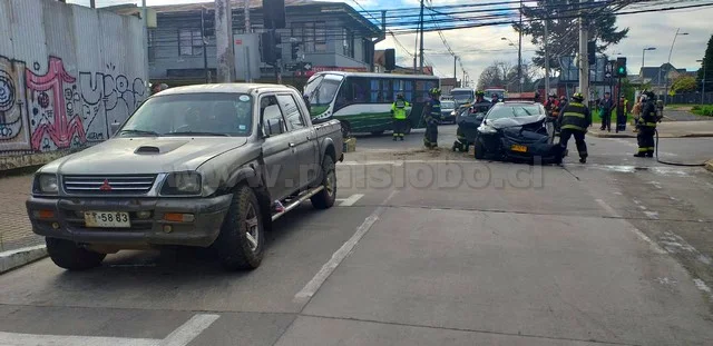 Colisión vehícular en Osorno