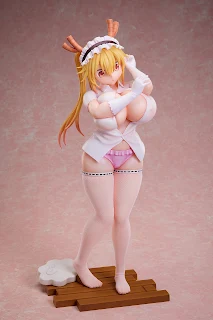 Tohru figura 1/4 de Miss Kobayashi’s Dragon Maid con blusa blanca y lencería