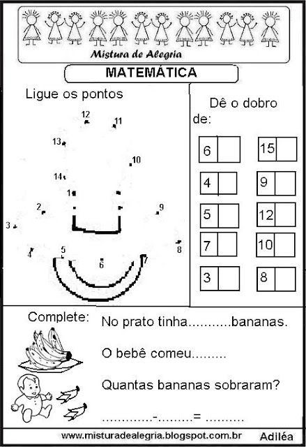 Atividades matemática séries inciais alfabetização