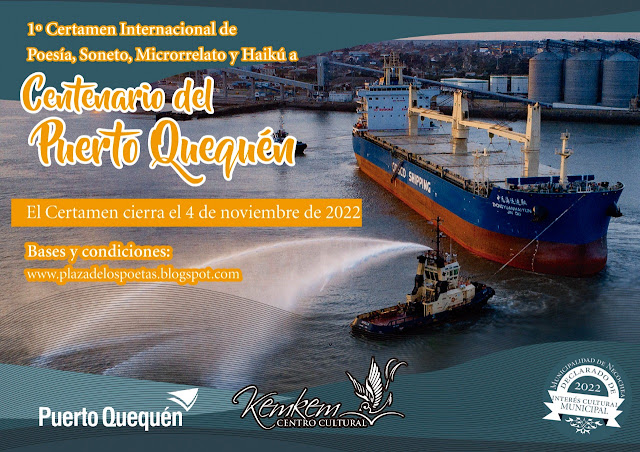 Banner del concurso del centenario de Puerto Quequen