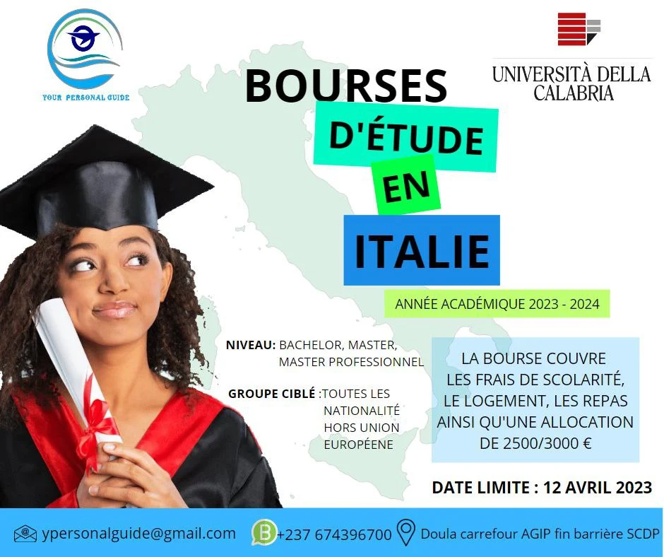 Bourses d'études en Italie