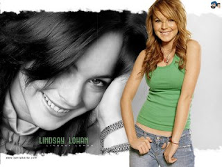 cute and beautiful Model and pop singer Lindsay Lohan pictures and images